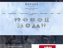 Tablet Screenshot of dayagidiamonds.com